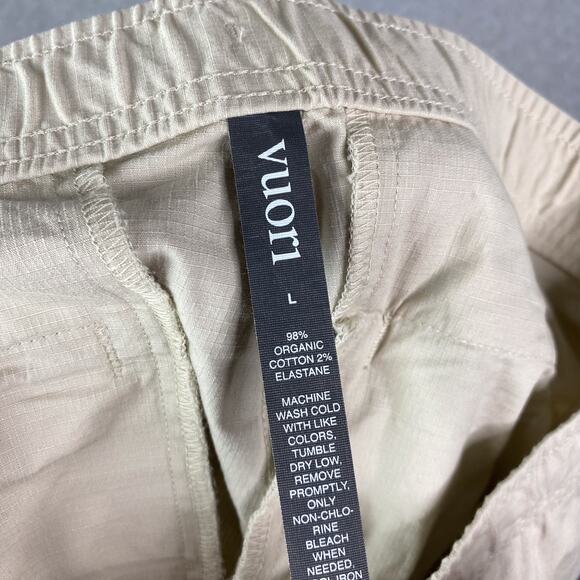 Vuori Pants Womens L Beige Ripstop Mid Rise Pant - Picture 10 of 10